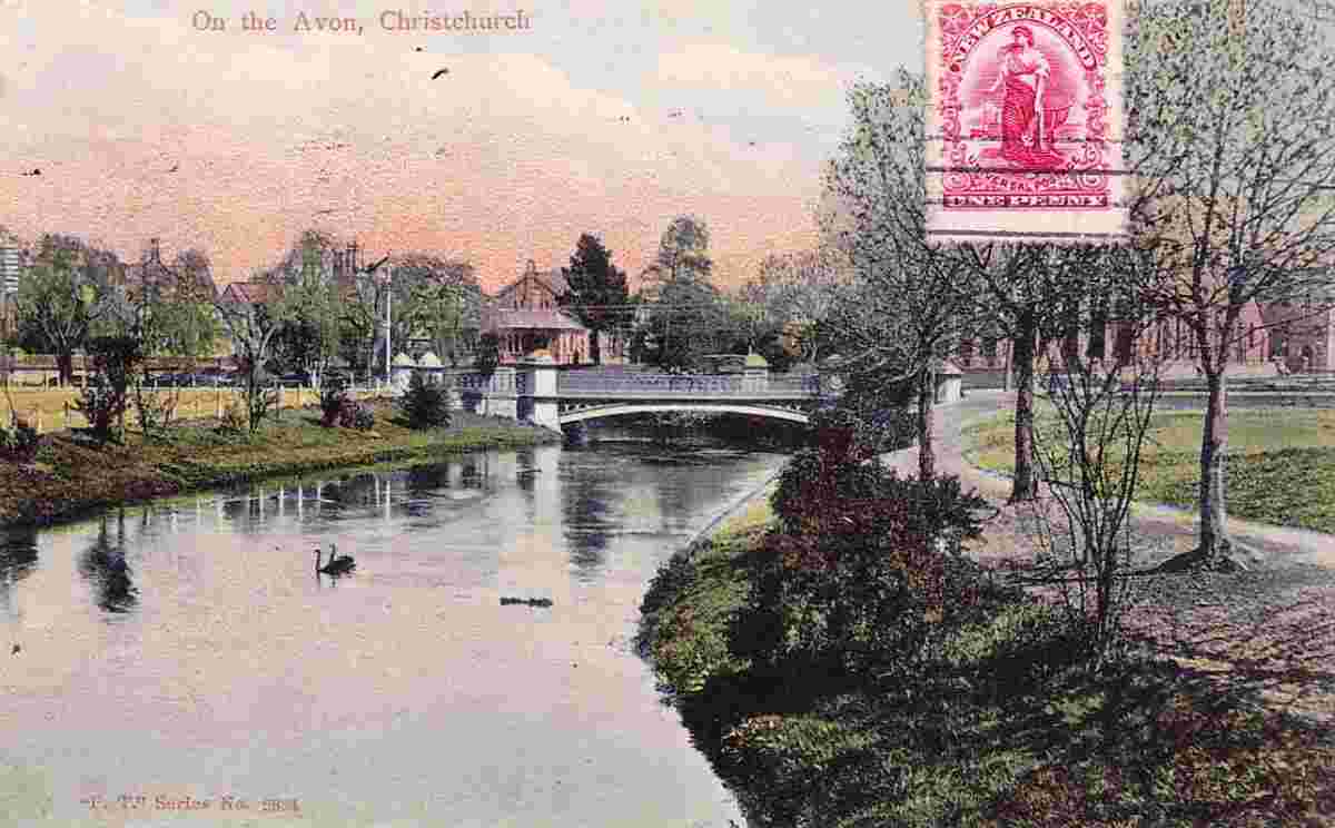 Christchurch. On the Avon, 1907