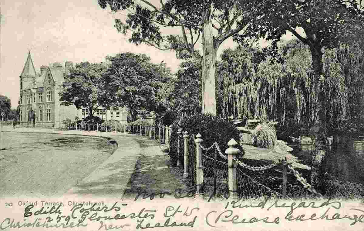 Christchurch. Oxford Terrace, 1905