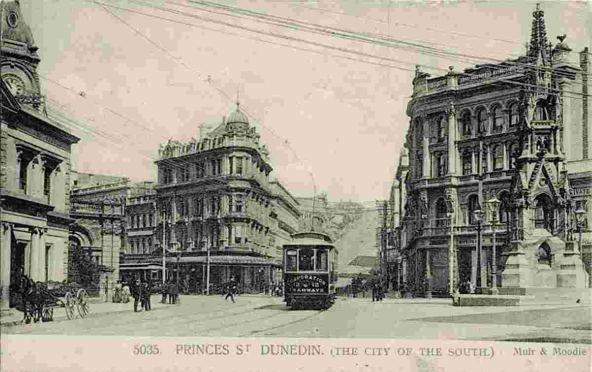 Dunedin. Princes Street, 1911