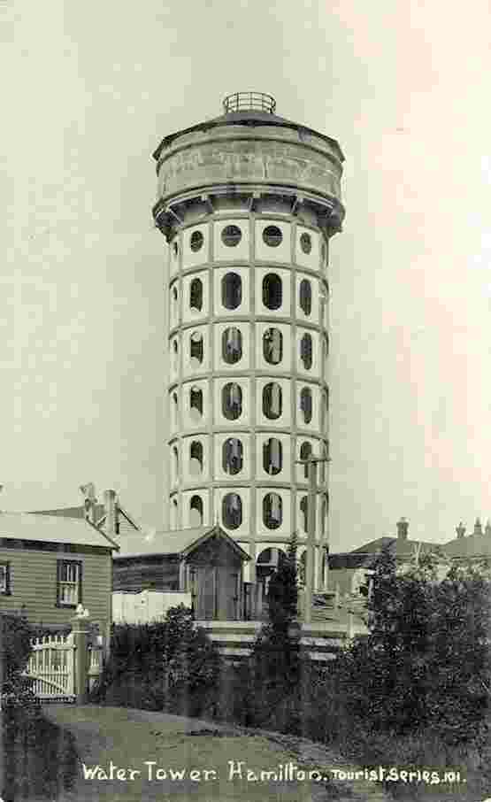 Hamilton. Water tower, circa 1910
