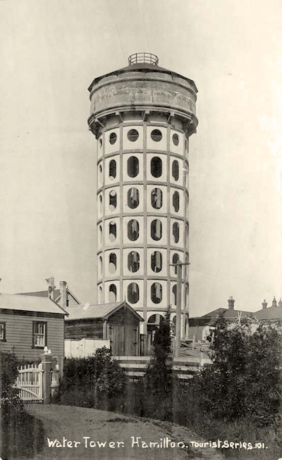 Hamilton. Water tower, circa 1910