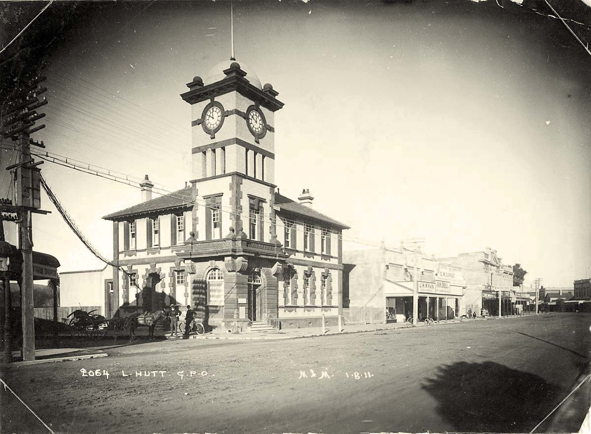 Lower Hutt. Government Publishing Office, High Street, 1911