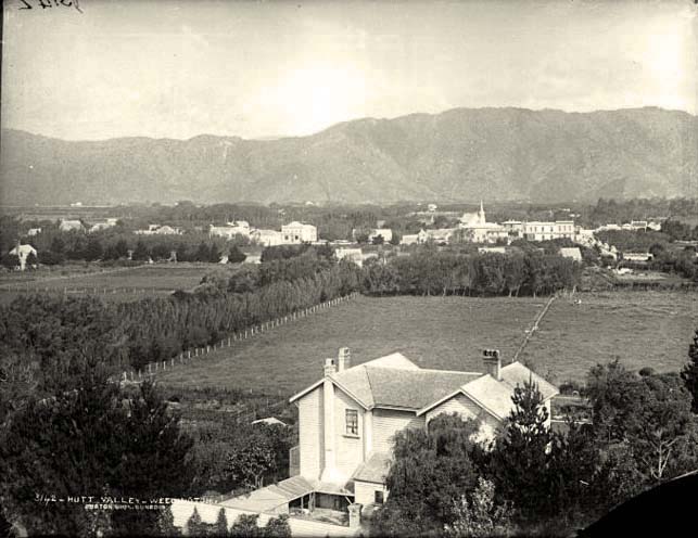 Lower Hutt. Panorama of the City, circa 1890