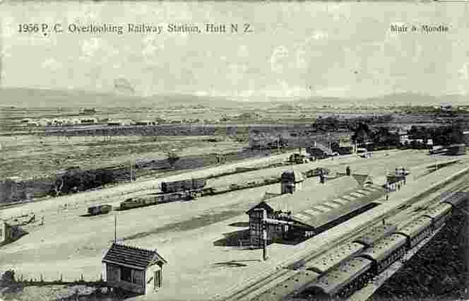 Lower Hutt. Railway Station and yards