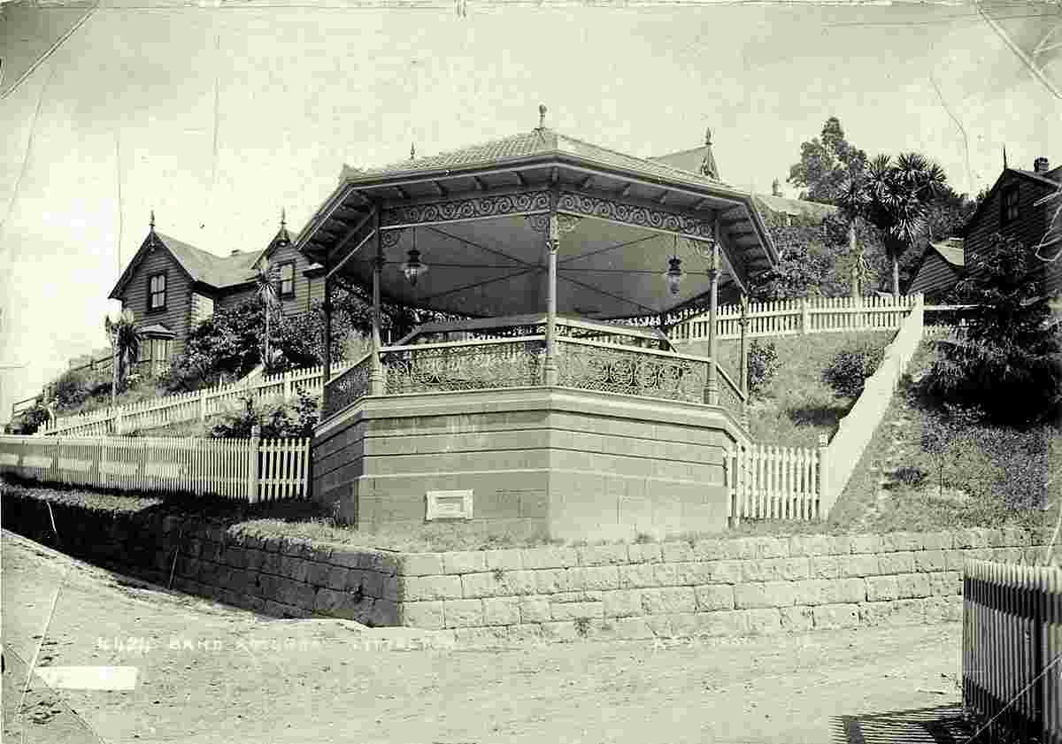 Lyttelton. Band Rotunda, 1912