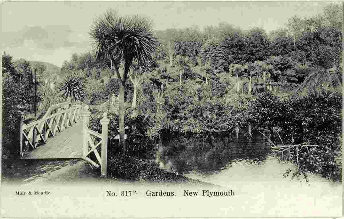 New Plymouth. Gardens, 1905