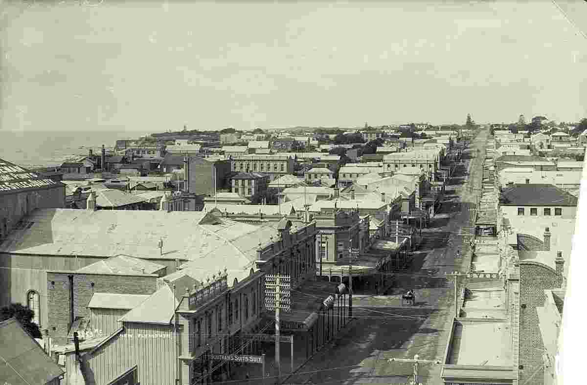 New Plymouth. Panorama of the city, circa 1910