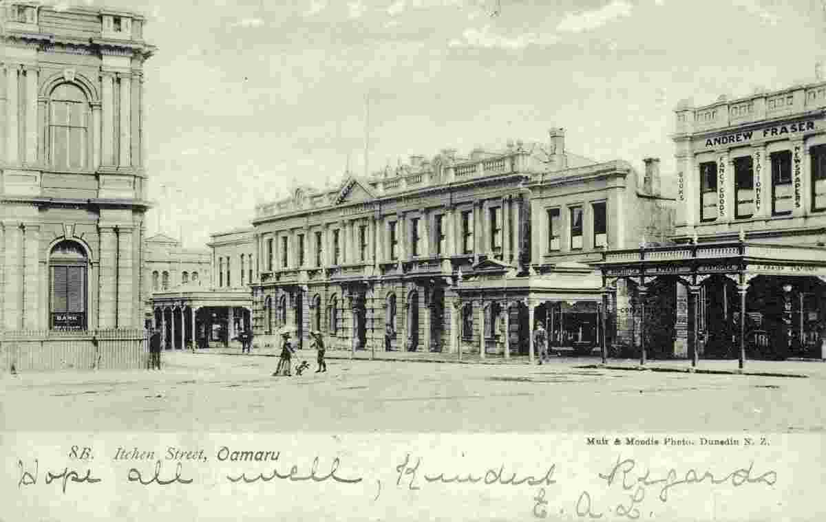 Oamaru. Itchen Street, 1905
