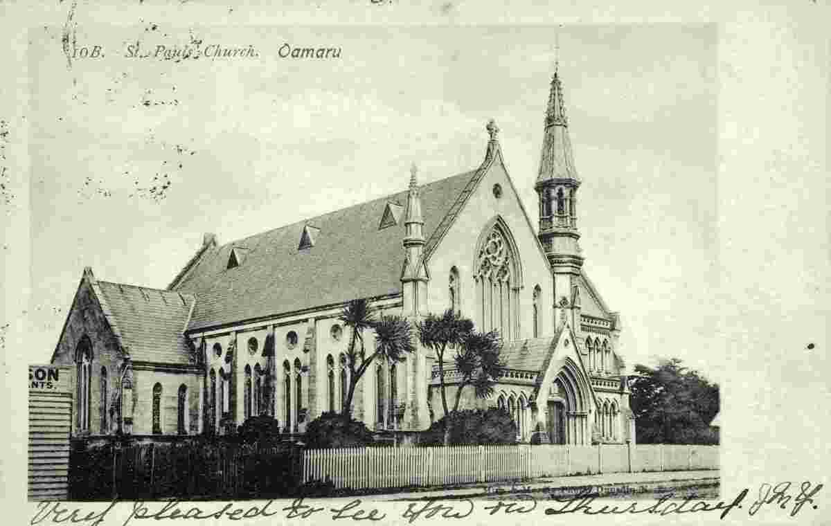 Oamaru. St Paul's Church, 1905