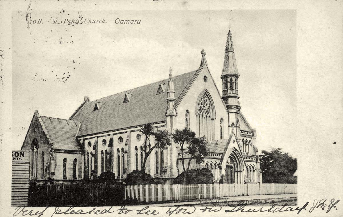 Oamaru. St Paul's Church, 1905