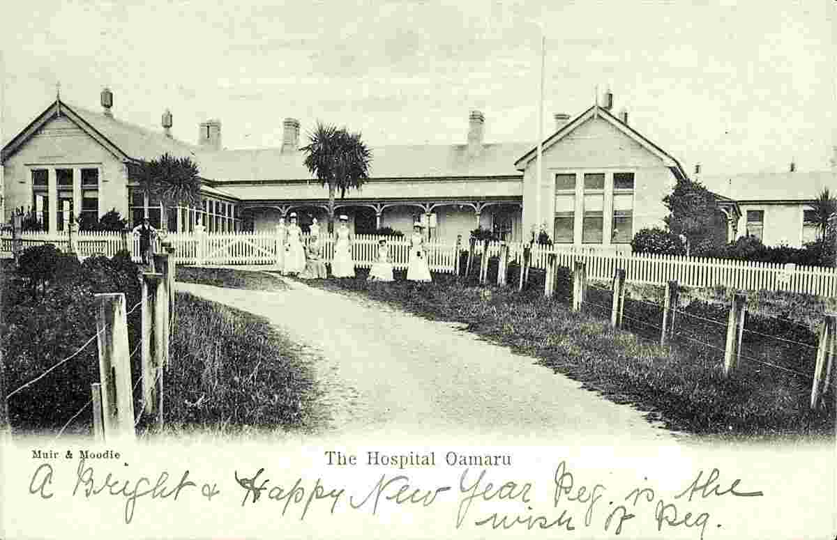 Oamaru. The Hospital, circa 1910's