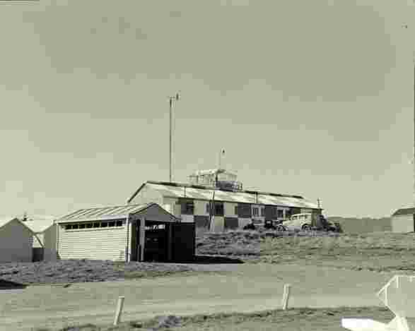 Paraparaumu. Air traffic control tower, 26 Apr 1948