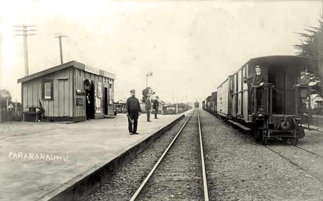 Paraparaumu. Railway Station, circa 1910