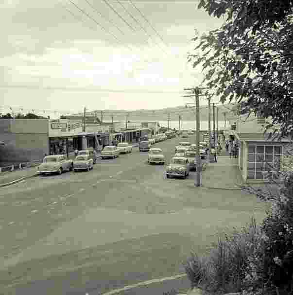 Paraparaumu. Shops Paraparaumu Beach, 30 Dec 1957