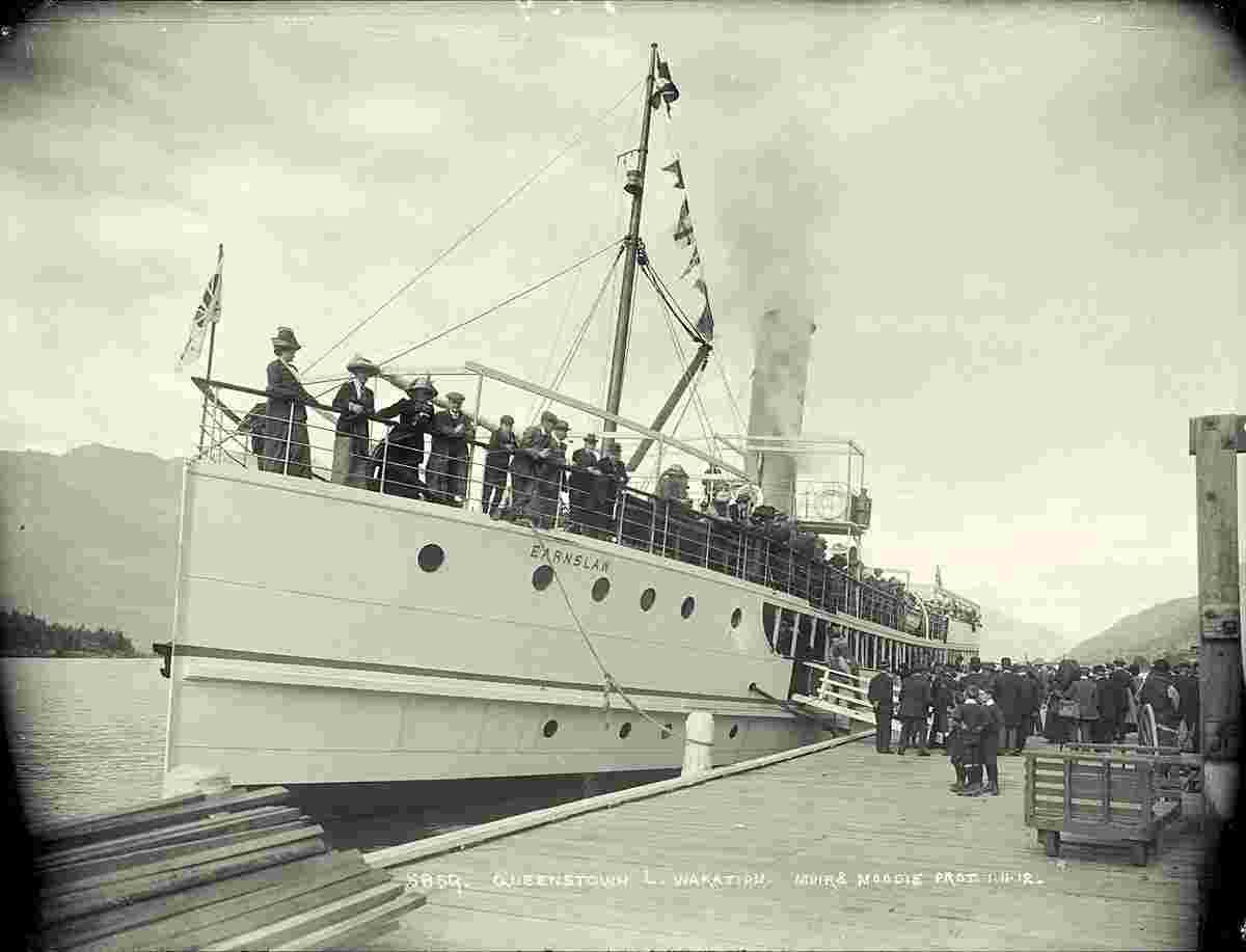 Queenstown. Pier, Lake Wakatipu, 1912