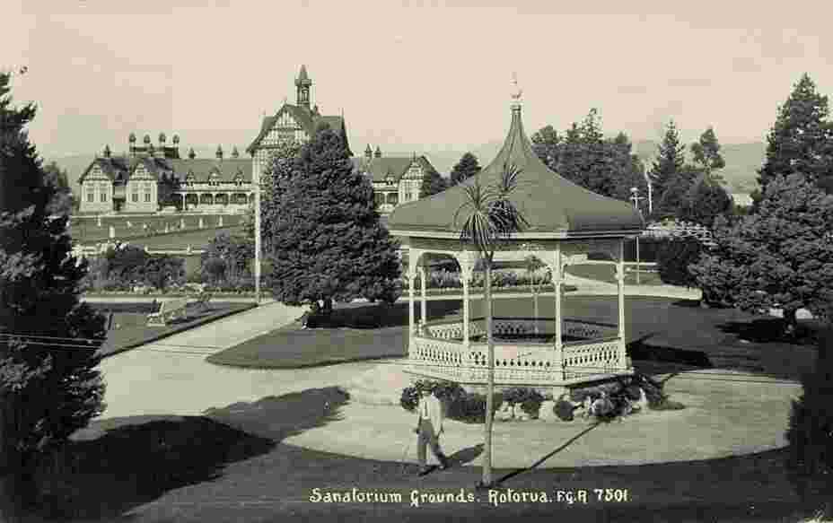 Rotorua. Sanatorium Grounds, 1910