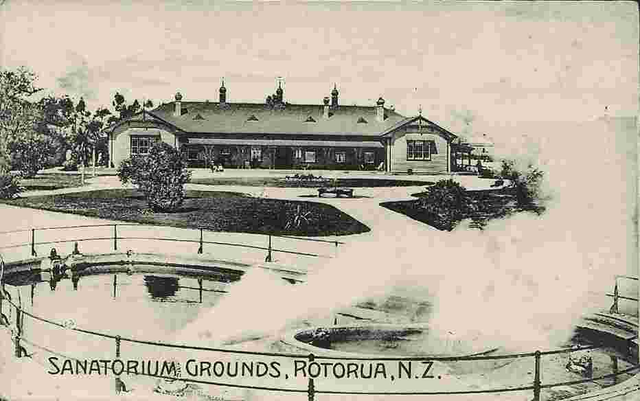 Rotorua. Sanatorium Grounds