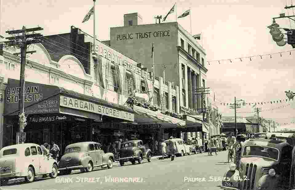 Timaru. Bank Street, 1930