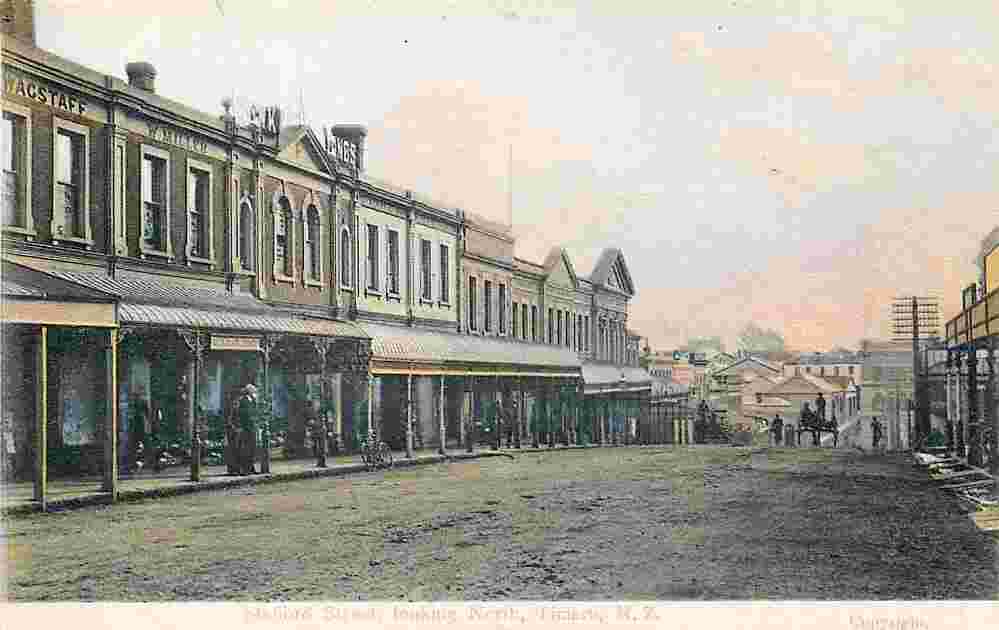 Timaru. Stafford Street, looking North, 1907