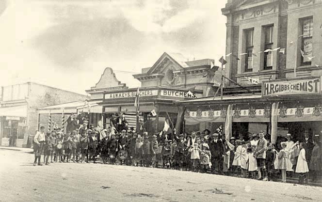 Upper Hutt. Celebrating Day the coronation of King George V, 1911