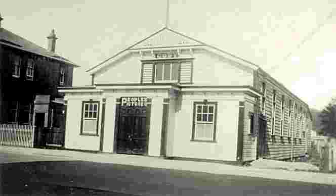 Upper Hutt. Town Hall and Cosy Theatre, circa 1910