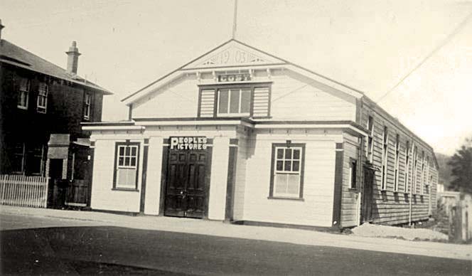Upper Hutt. Town Hall and Cosy Theatre, circa 1910